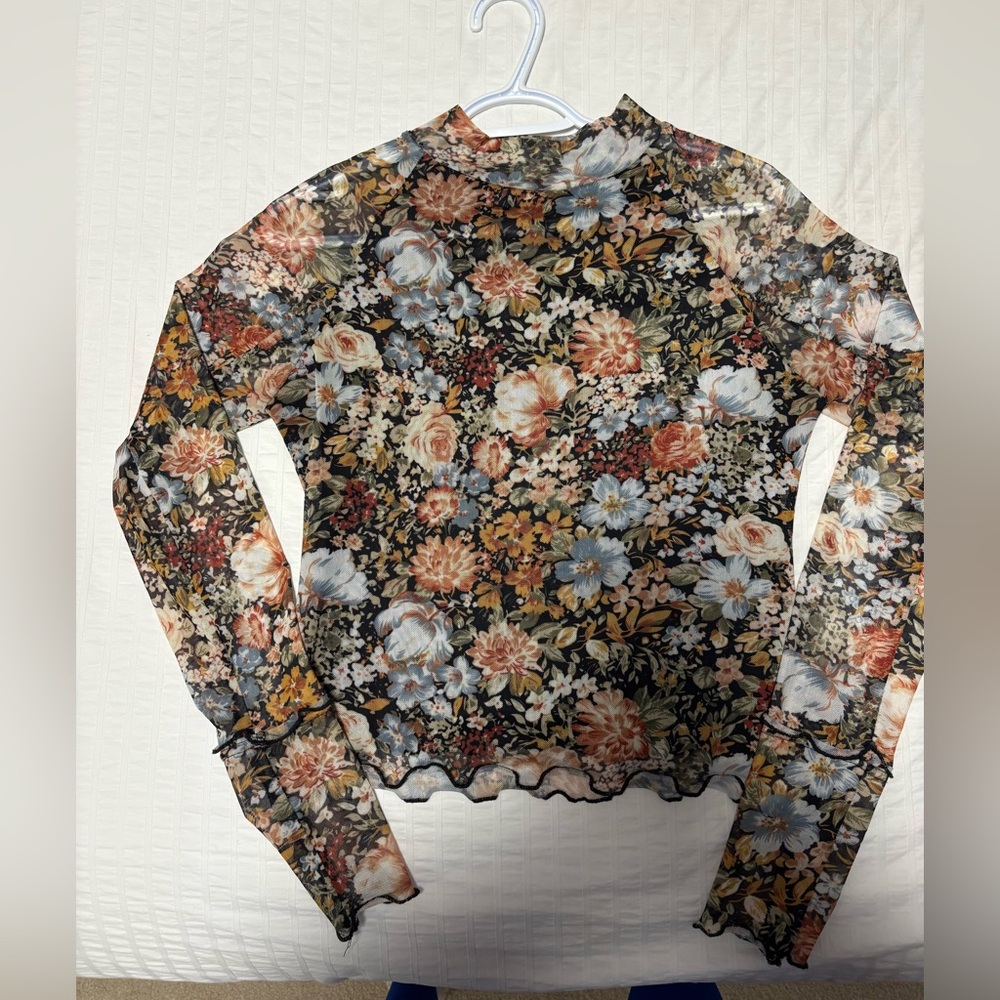 Promesa Multicolor Floral Long Sleeve Top